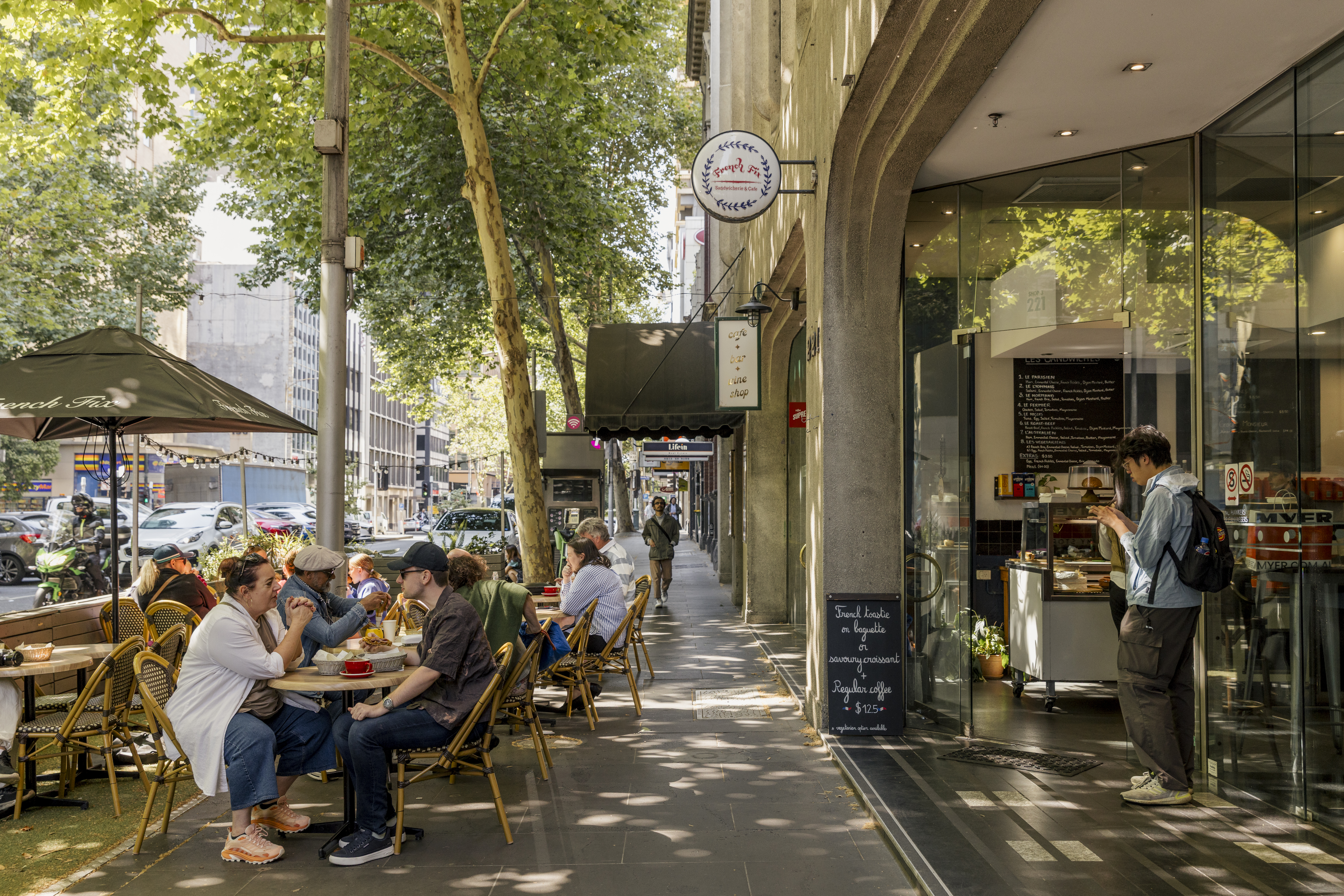 French Fix café, Queen Street Melbourne